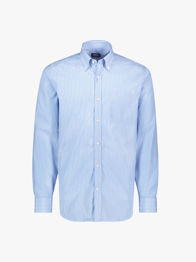 Camisa Desportiva às Riscas
