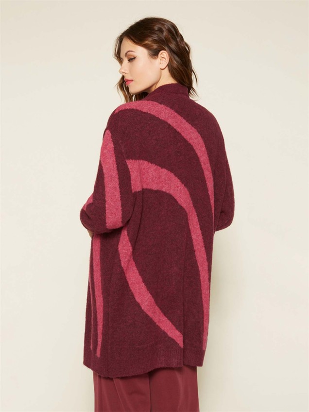 Casaco de Malha com Padrão