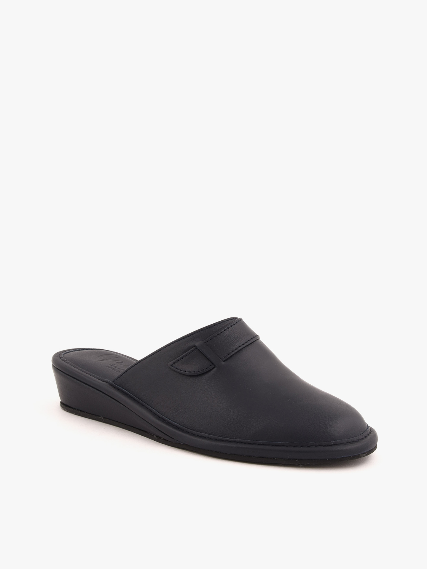 Chinelos de Casa em Pele com Salto