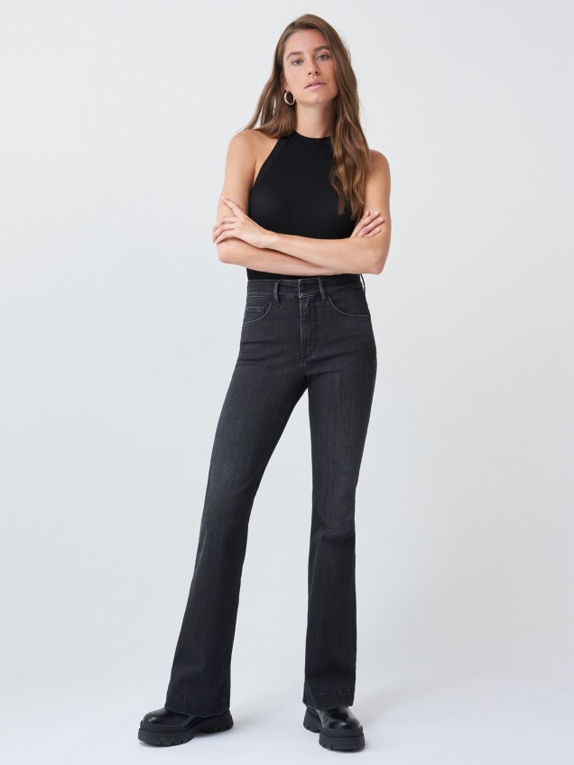 Calças de Ganga Push In Secret Glamour Flared Fit