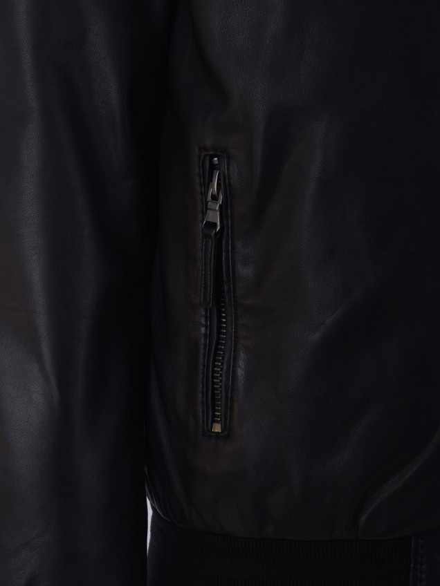 Blusão de Pele Reversível