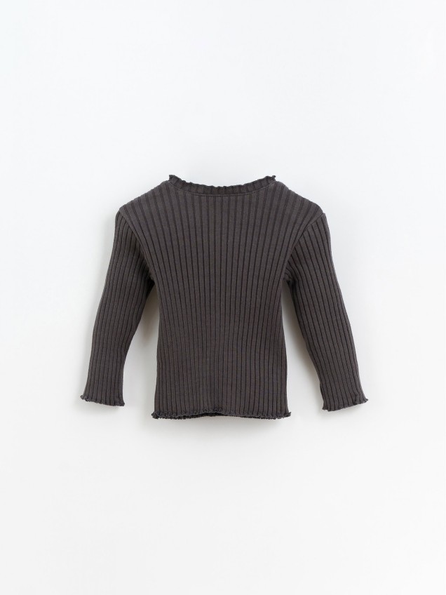 Camisola Canelada às Riscas