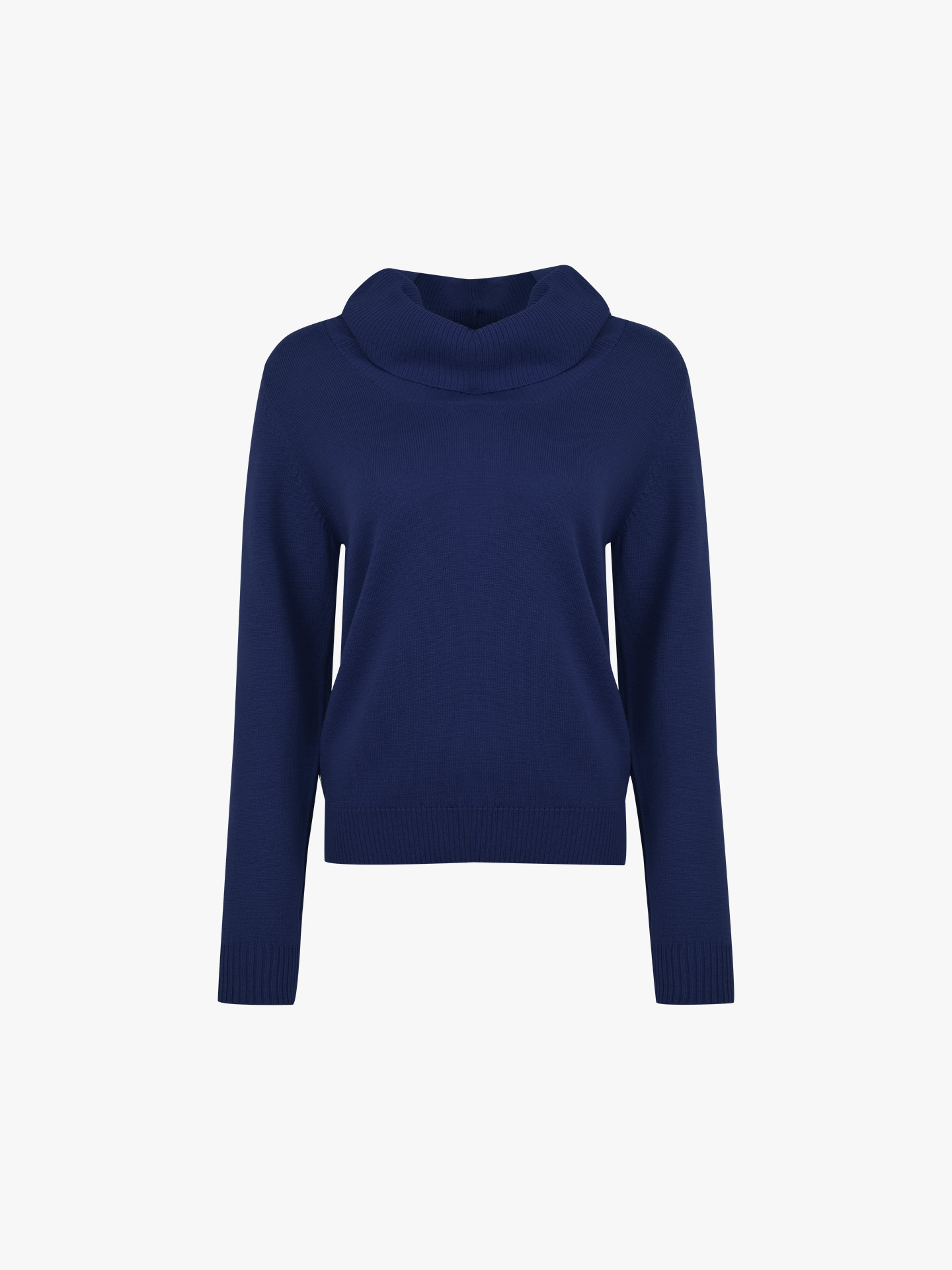 Camisola de Gola Alta em Lã