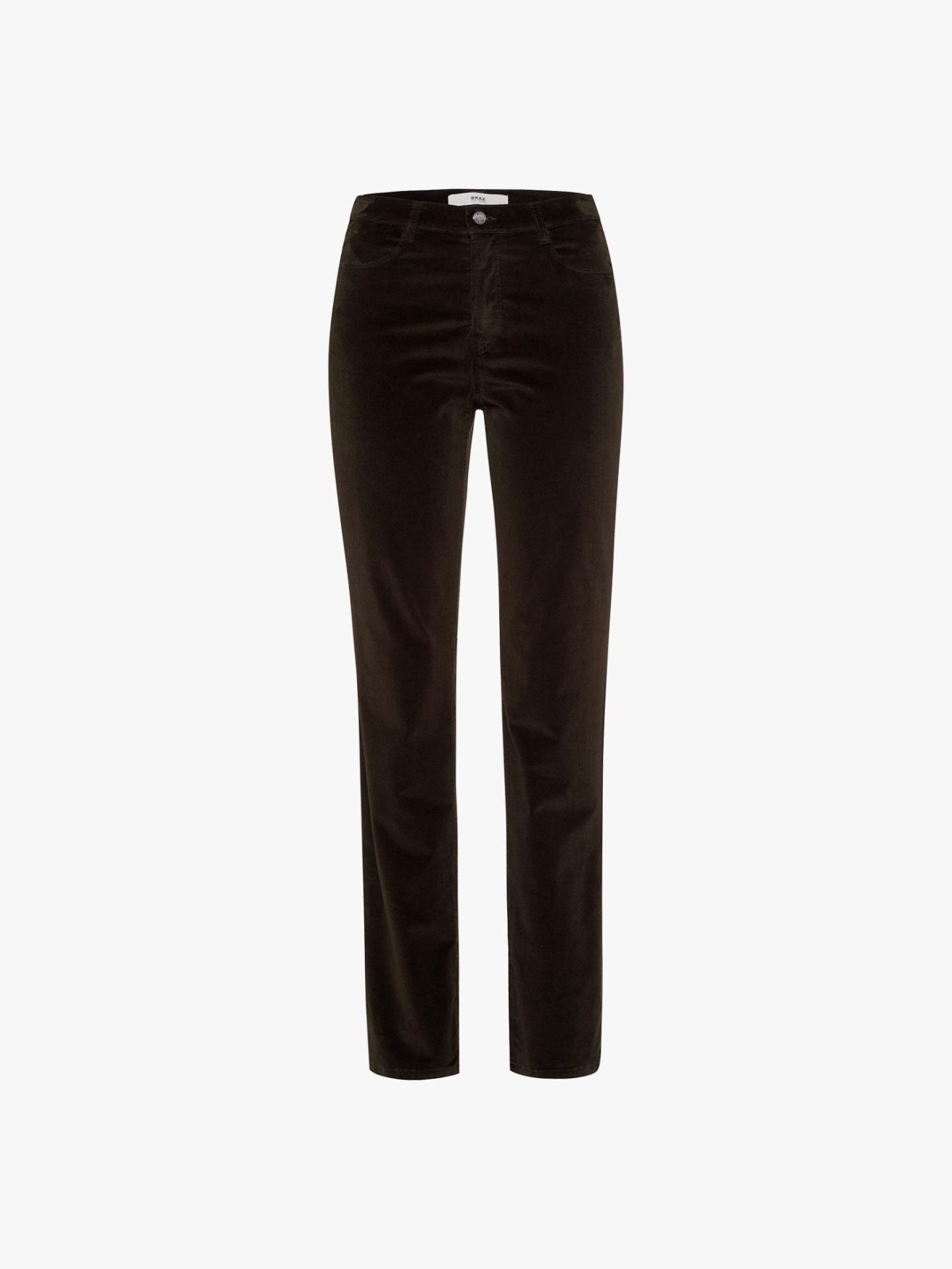 Calças de Veludo Canelado High Waist