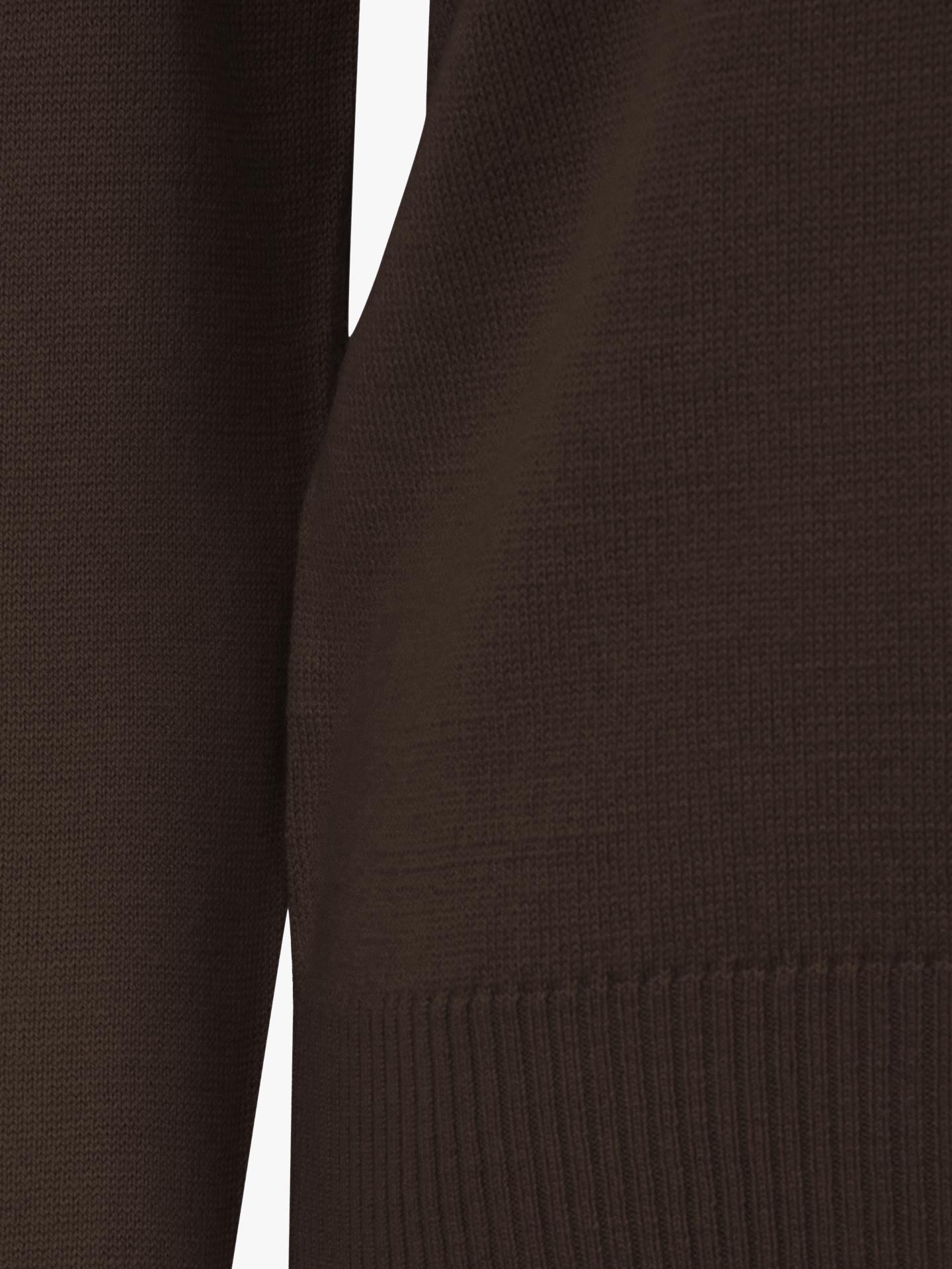 Camisola de Gola Alta em Lã