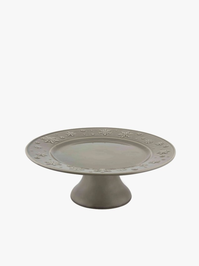 Prato com P� Snowflakes