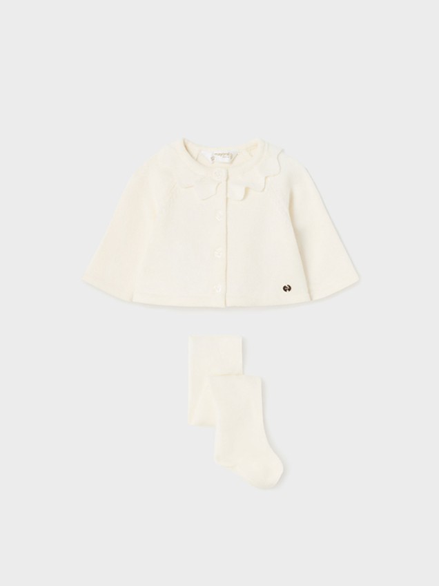 Bolero em Tricot e Collants