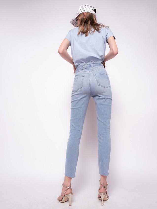 Calças de Ganga Skinny Fit