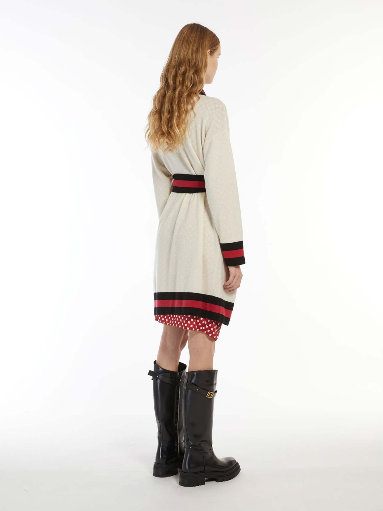 Cardigan Comprido em L e Caxemira