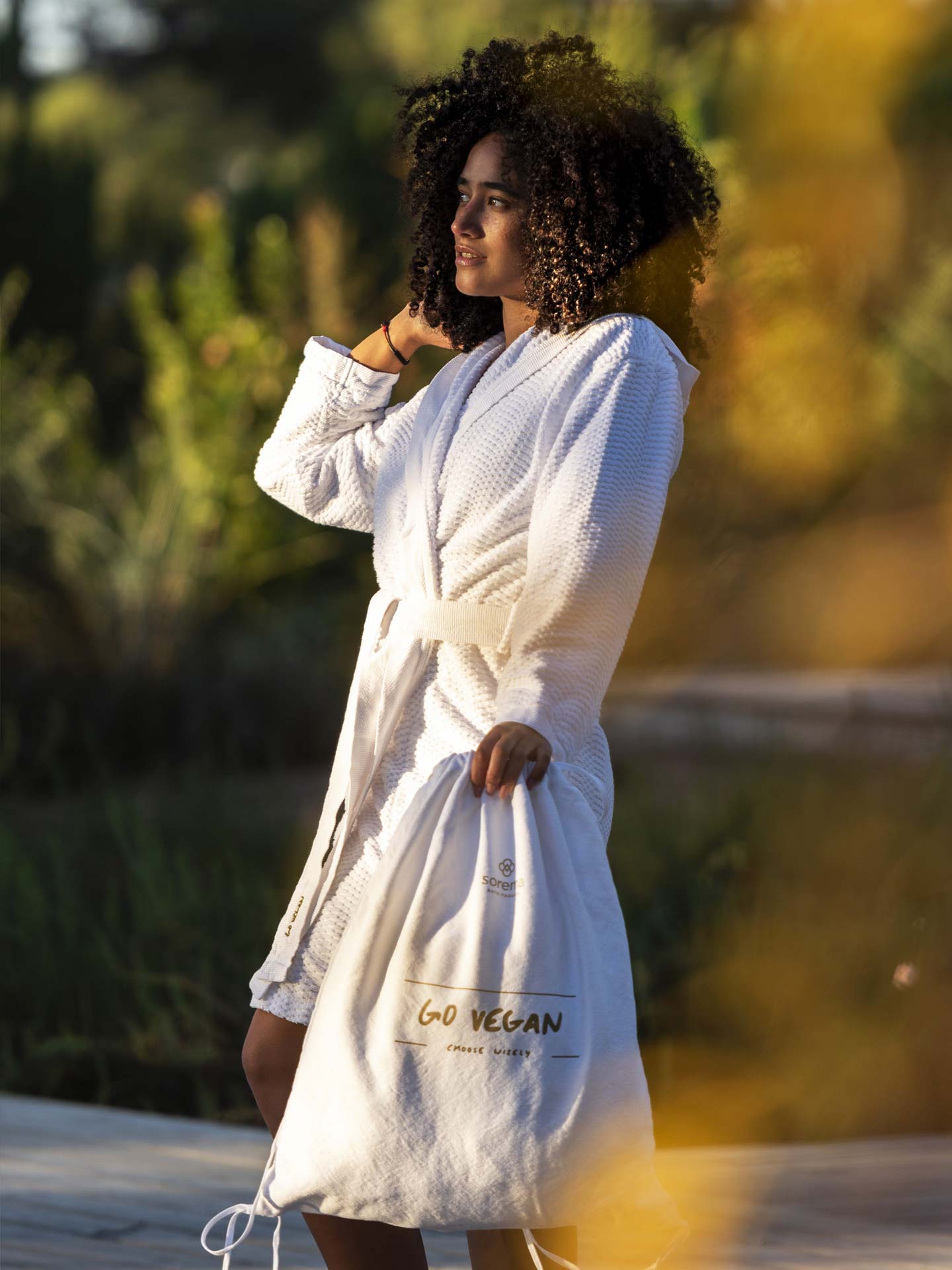 Roupão Go Vegan com Capuz