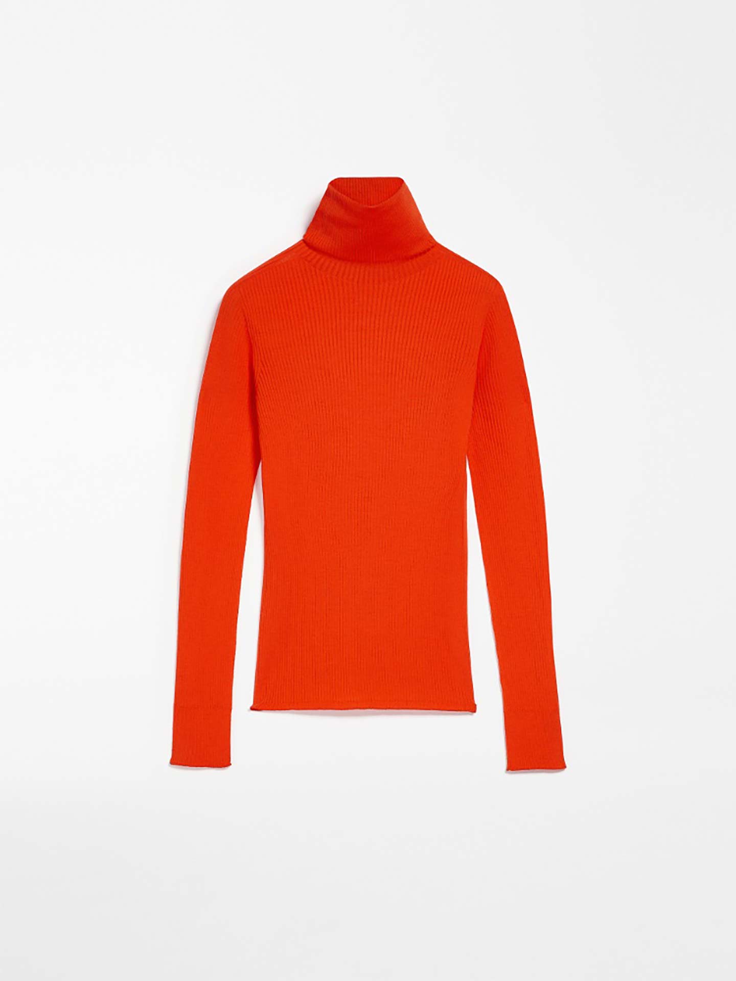 Camisola de Gola Alta em Lã