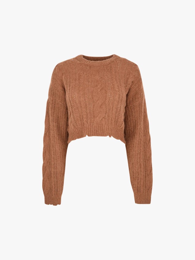 Camisola de Malha Cropped