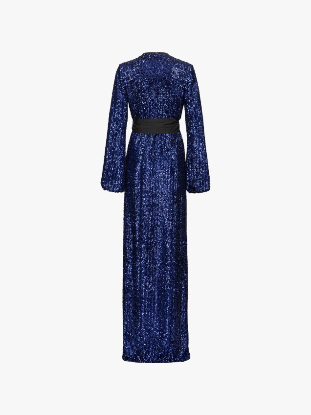 Vestido Comprido em Lantejoulas