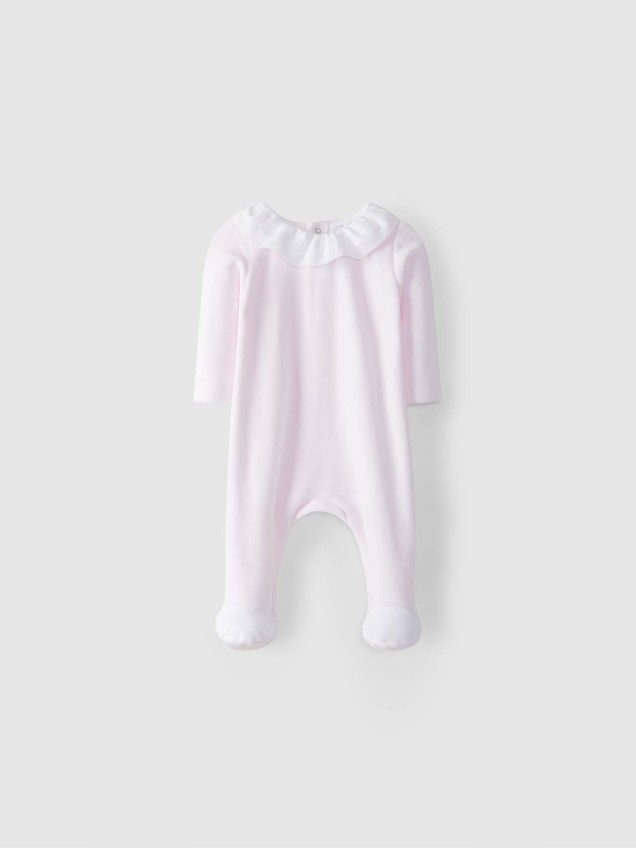 Babygrow com Gola Bordada