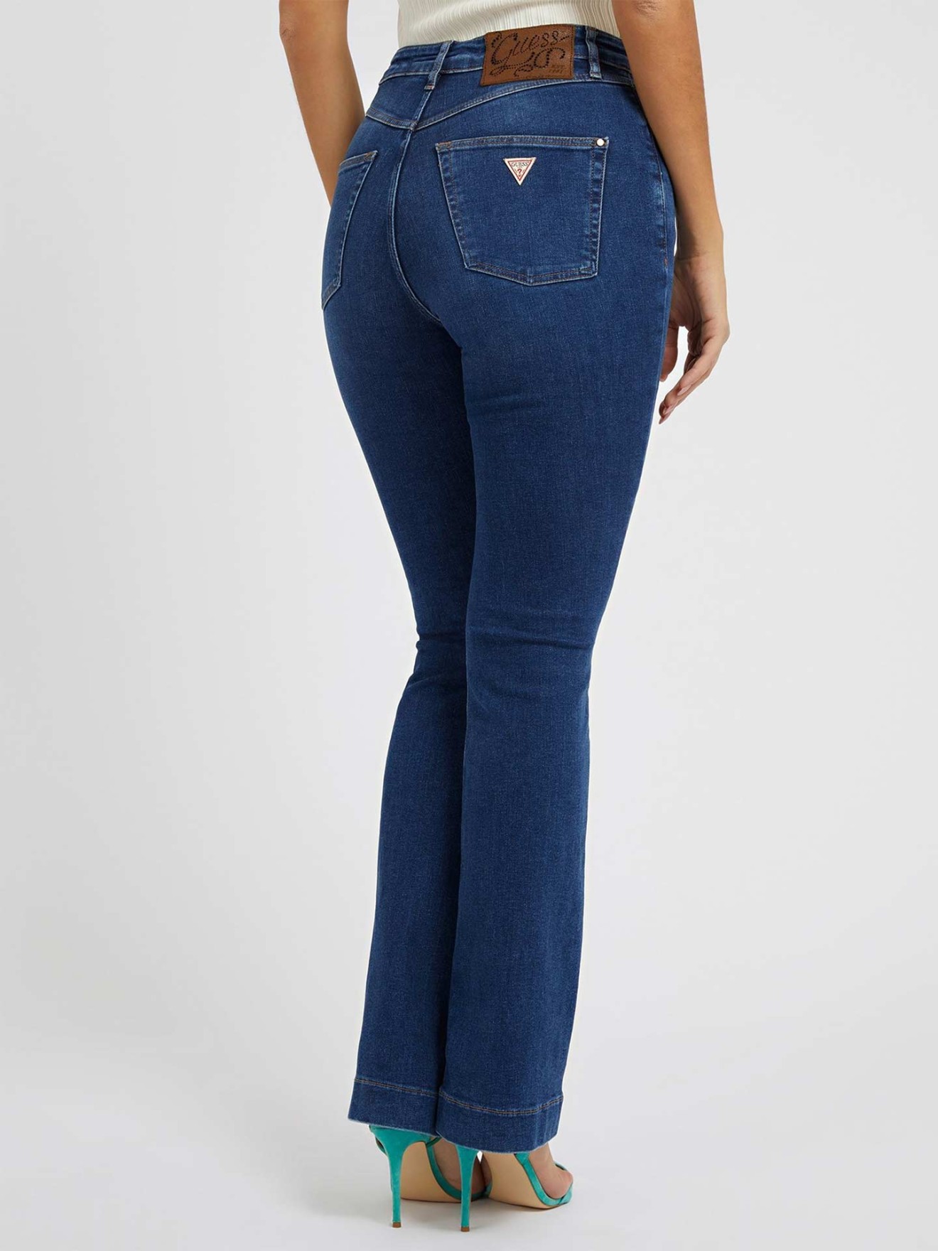 Calças de Ganga à Boca de Sino