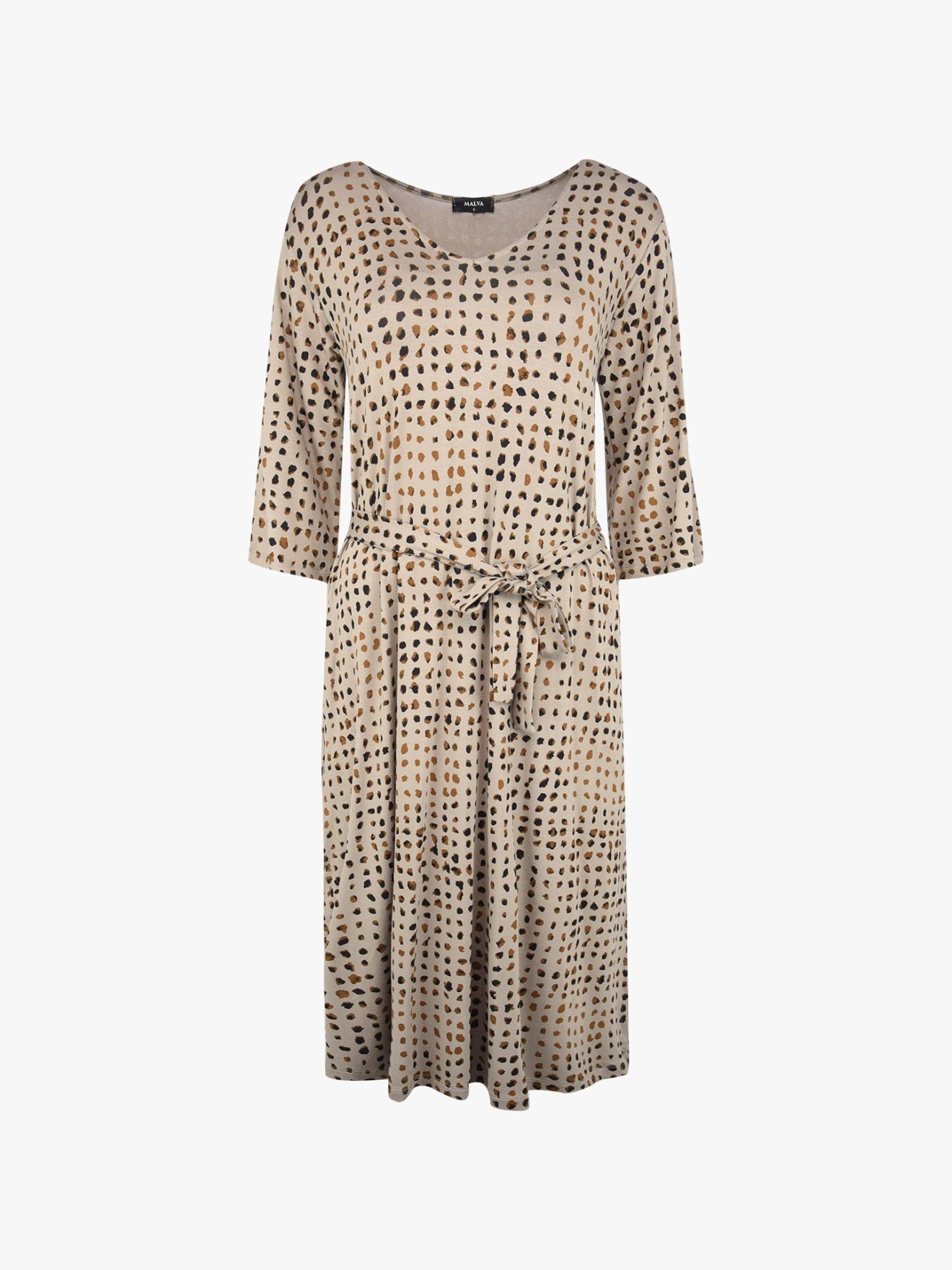 Vestido Midi com Padrão