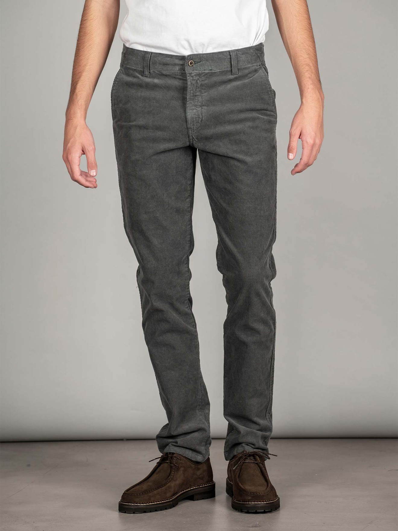 Calças de bombazine