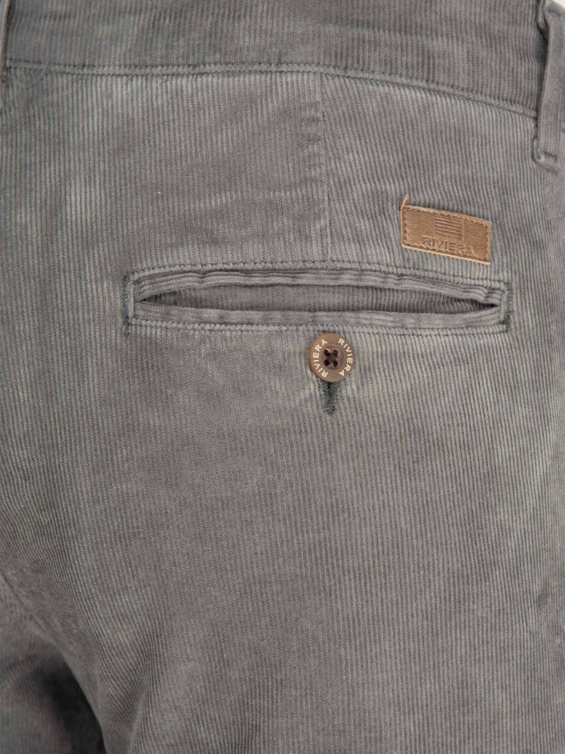 Calças de bombazine