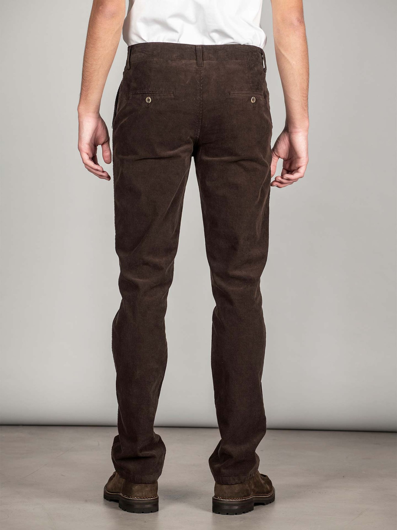 Calças de bombazine