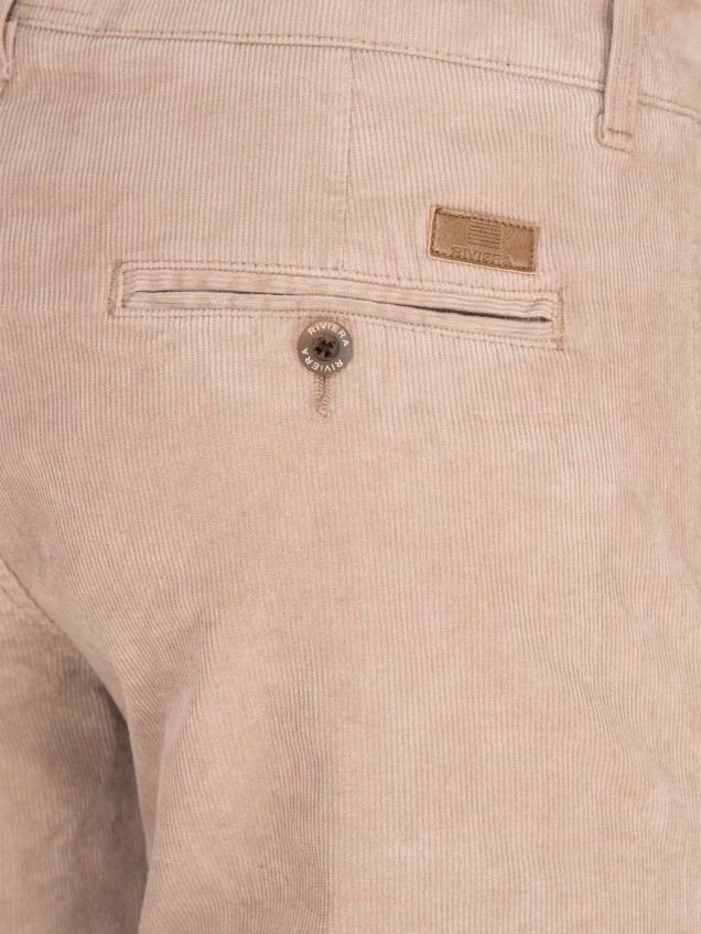 Calças de bombazine