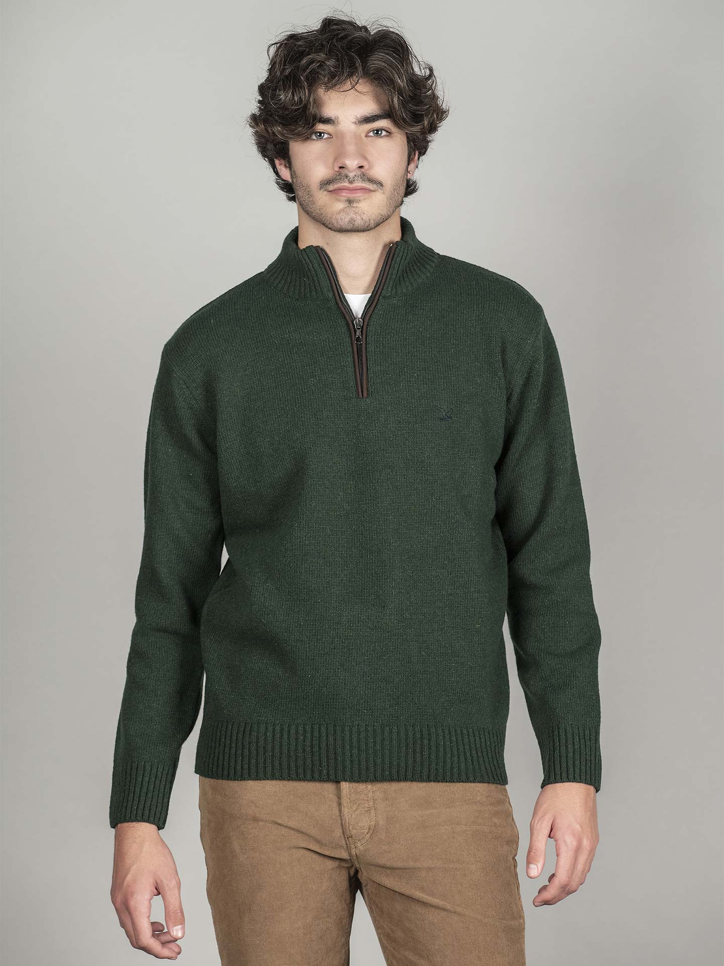 Pullover bicolor