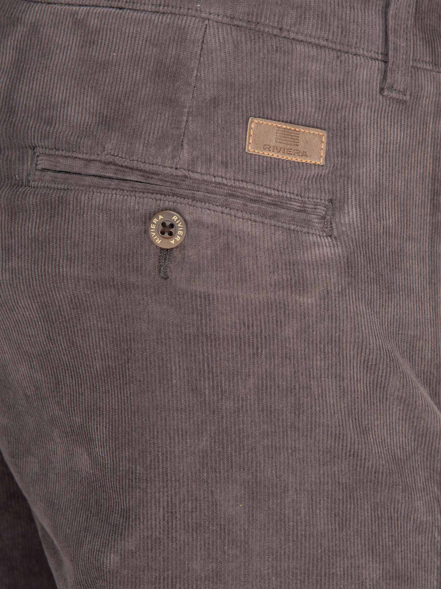 Calças de bombazine