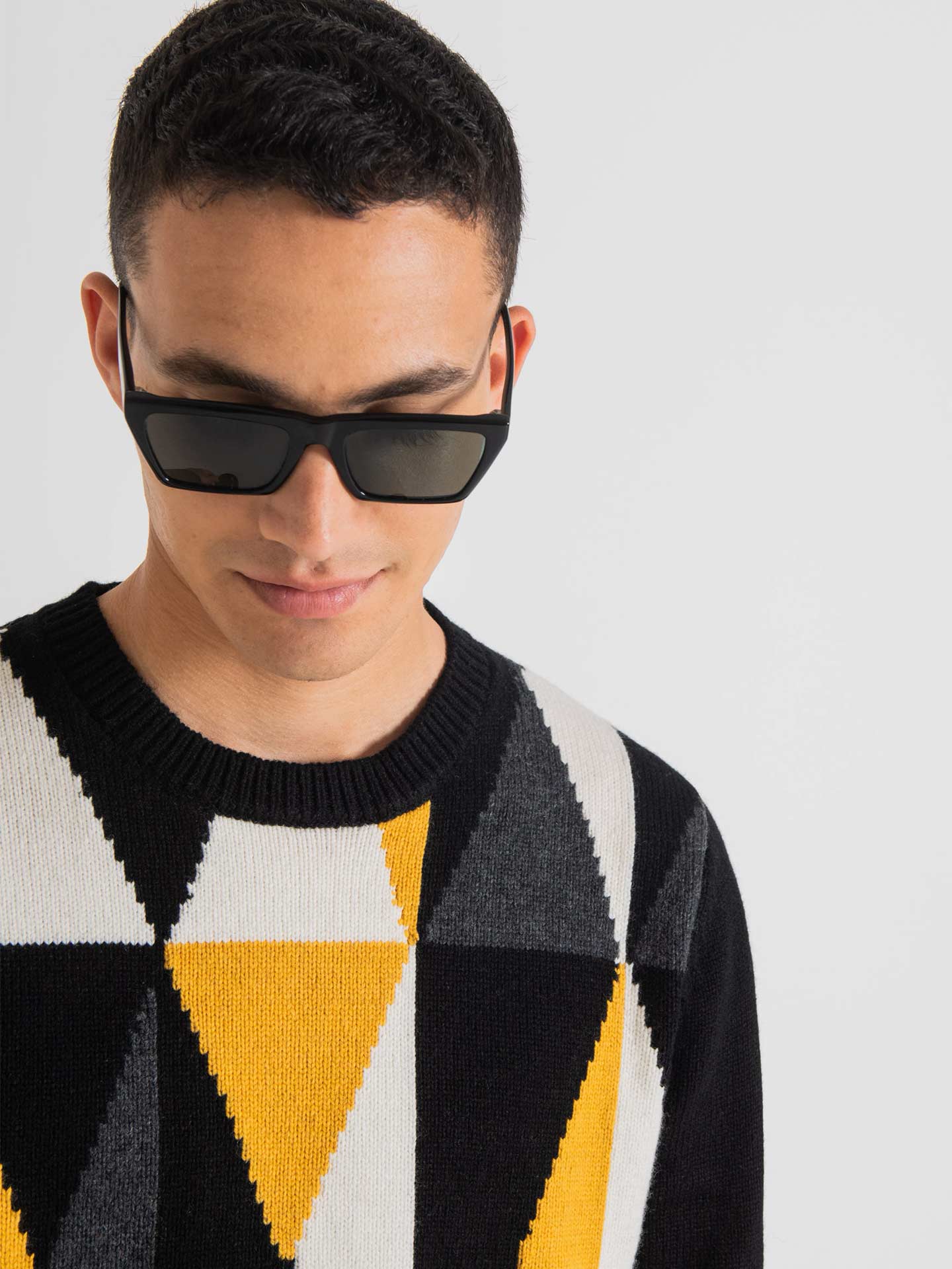 Camisola de Lã com Padrão