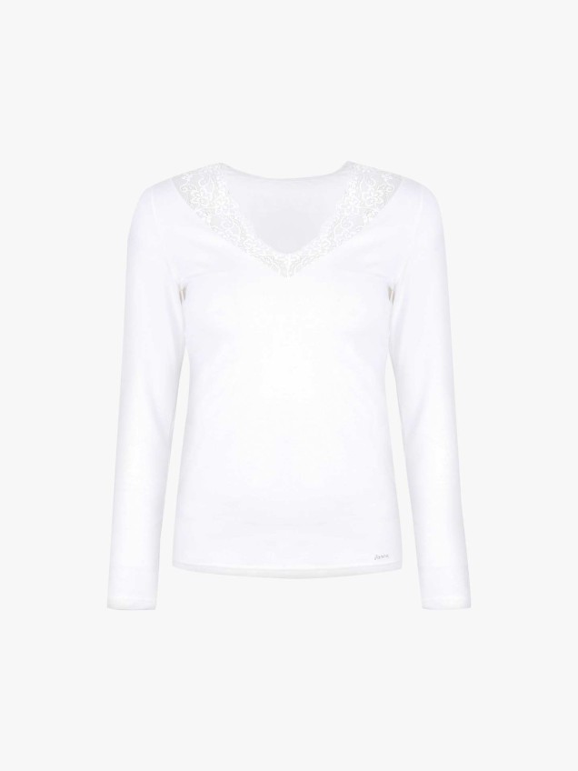 Camisola Interior com Renda