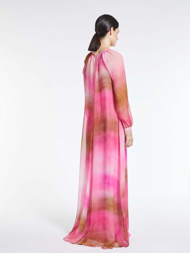 Vestido Comprido de Seda