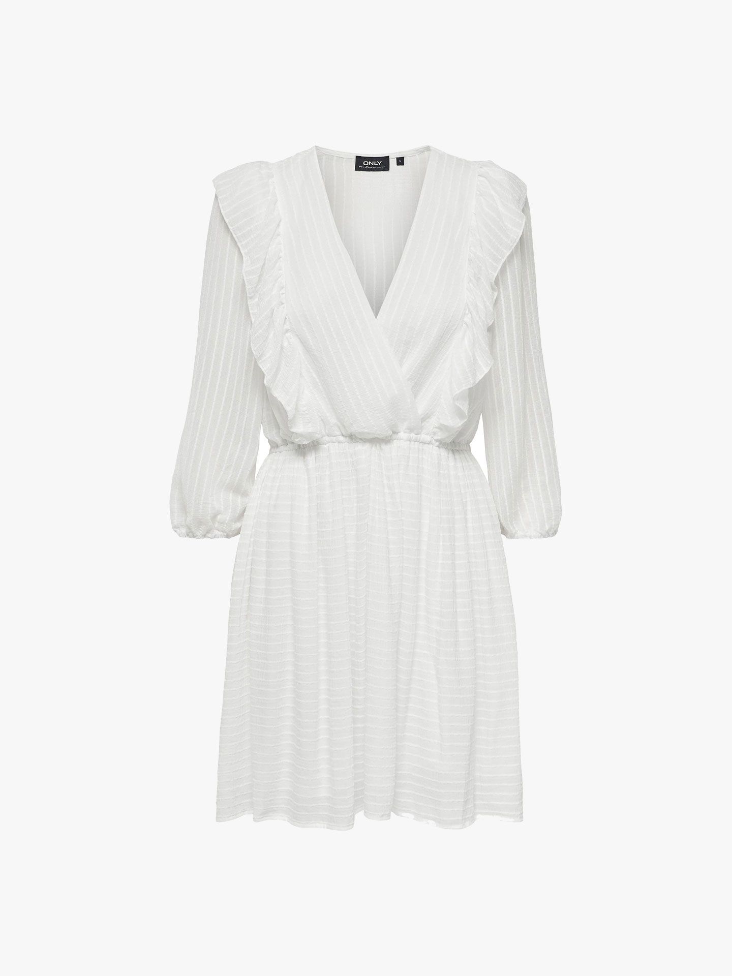 Vestido com Folhos