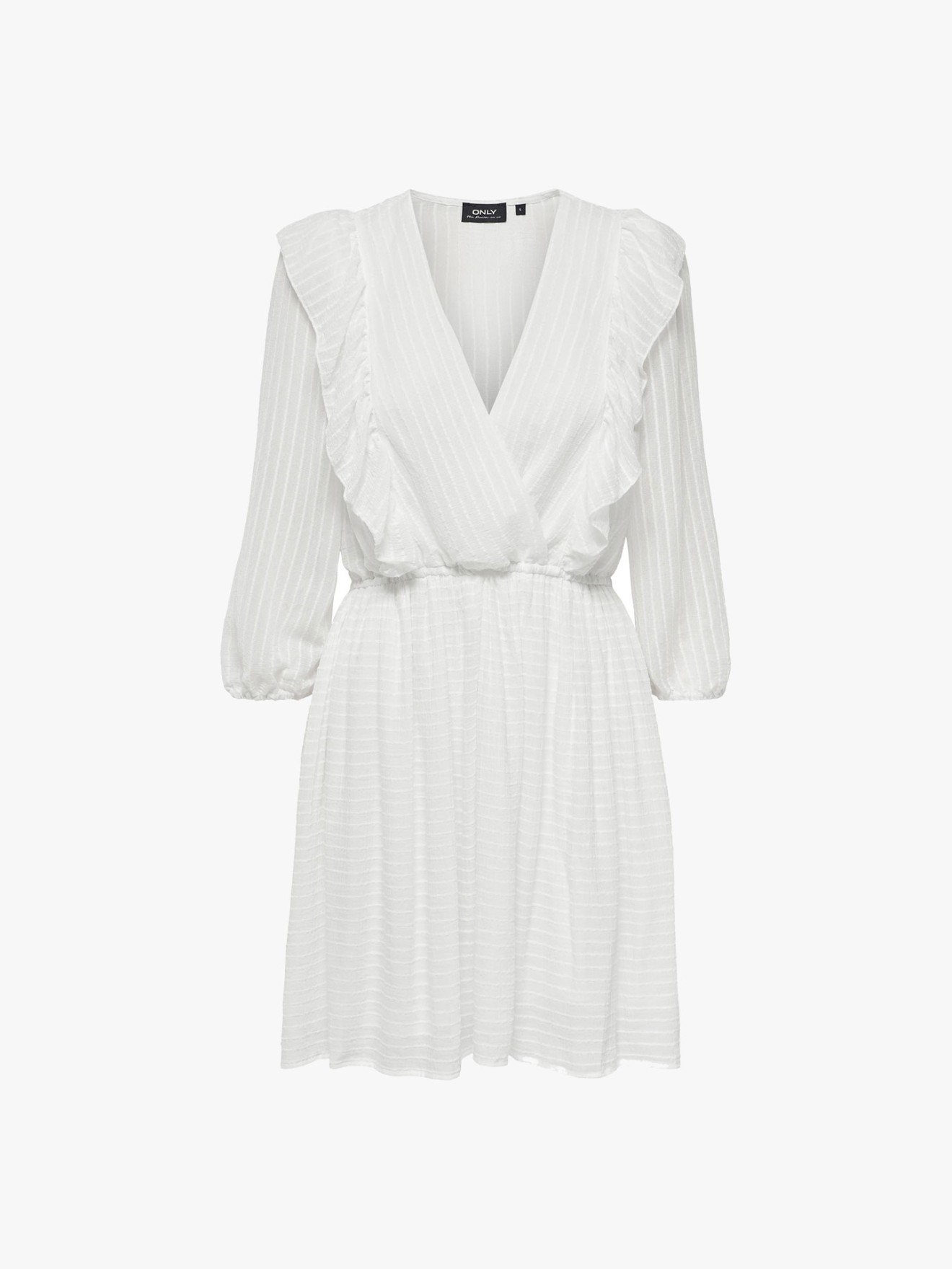 Vestido com Folhos
