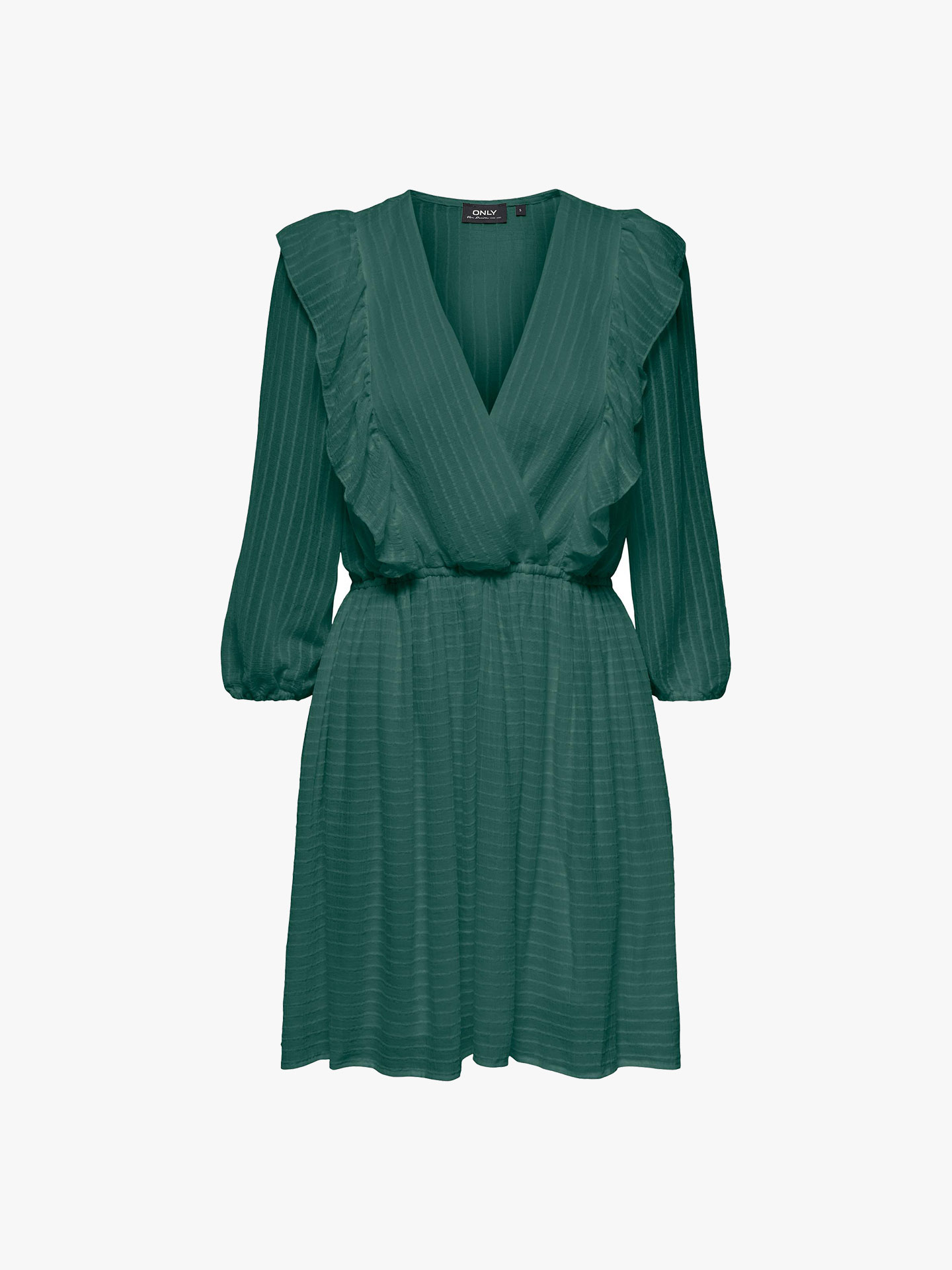 Vestido com Folhos