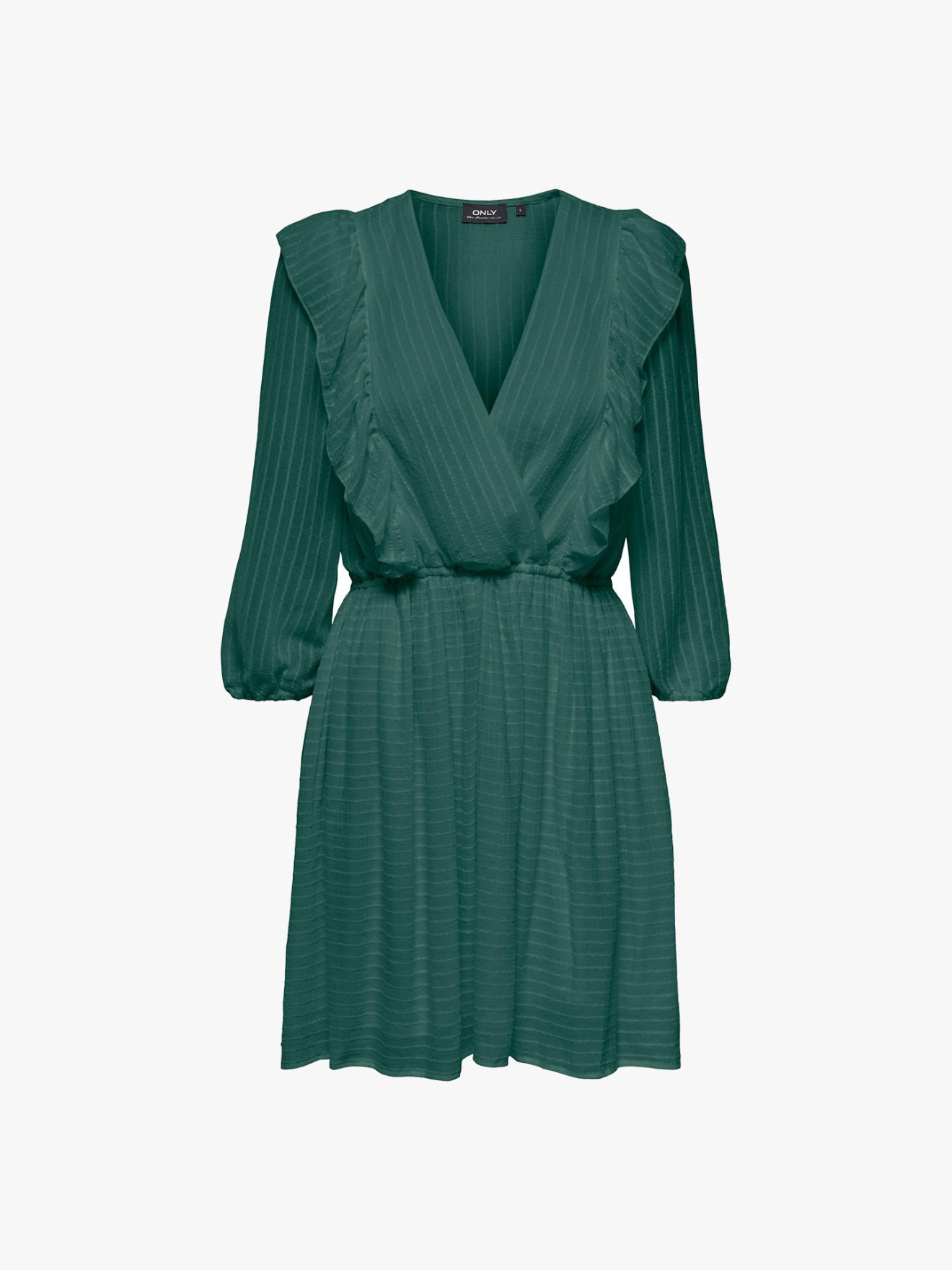 Vestido com Folhos
