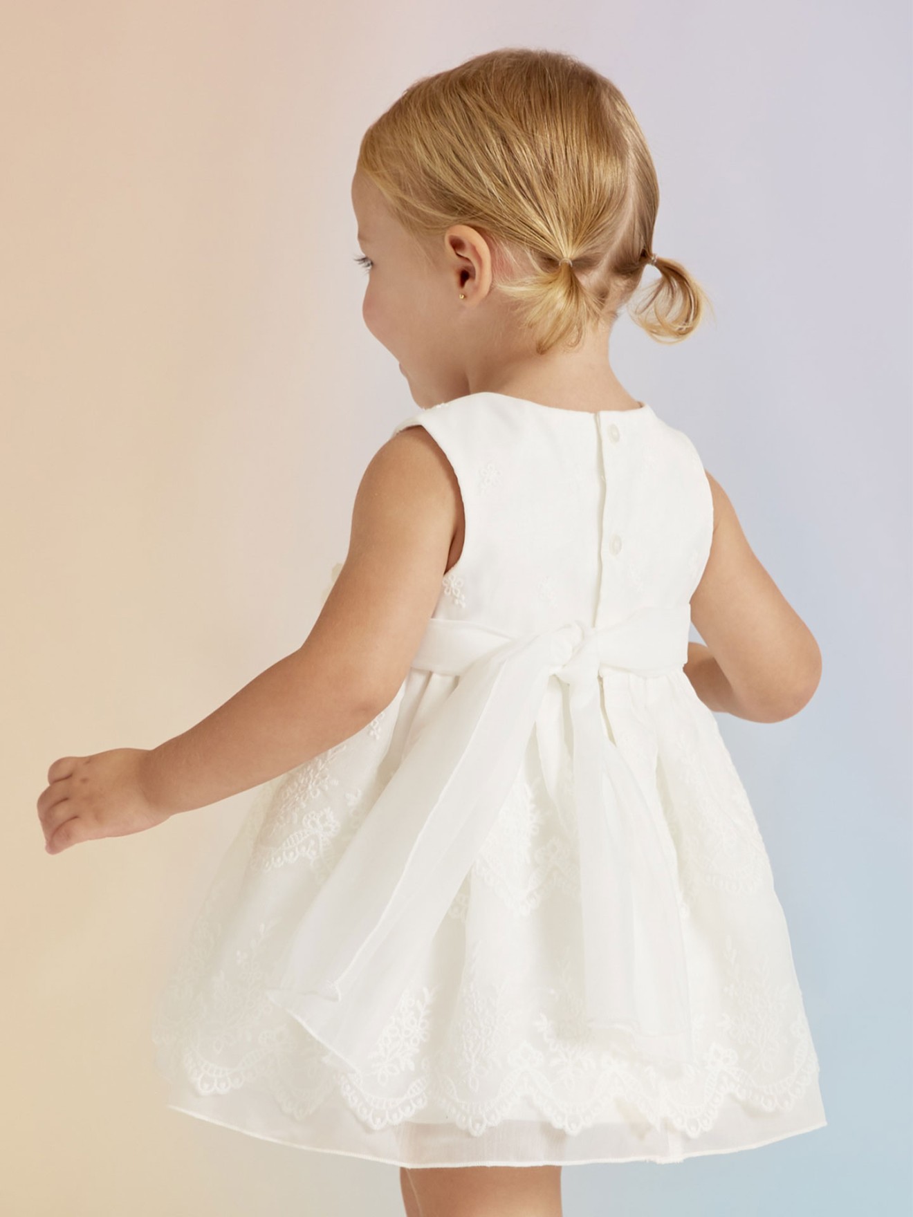 Vestido em Organza Bordado