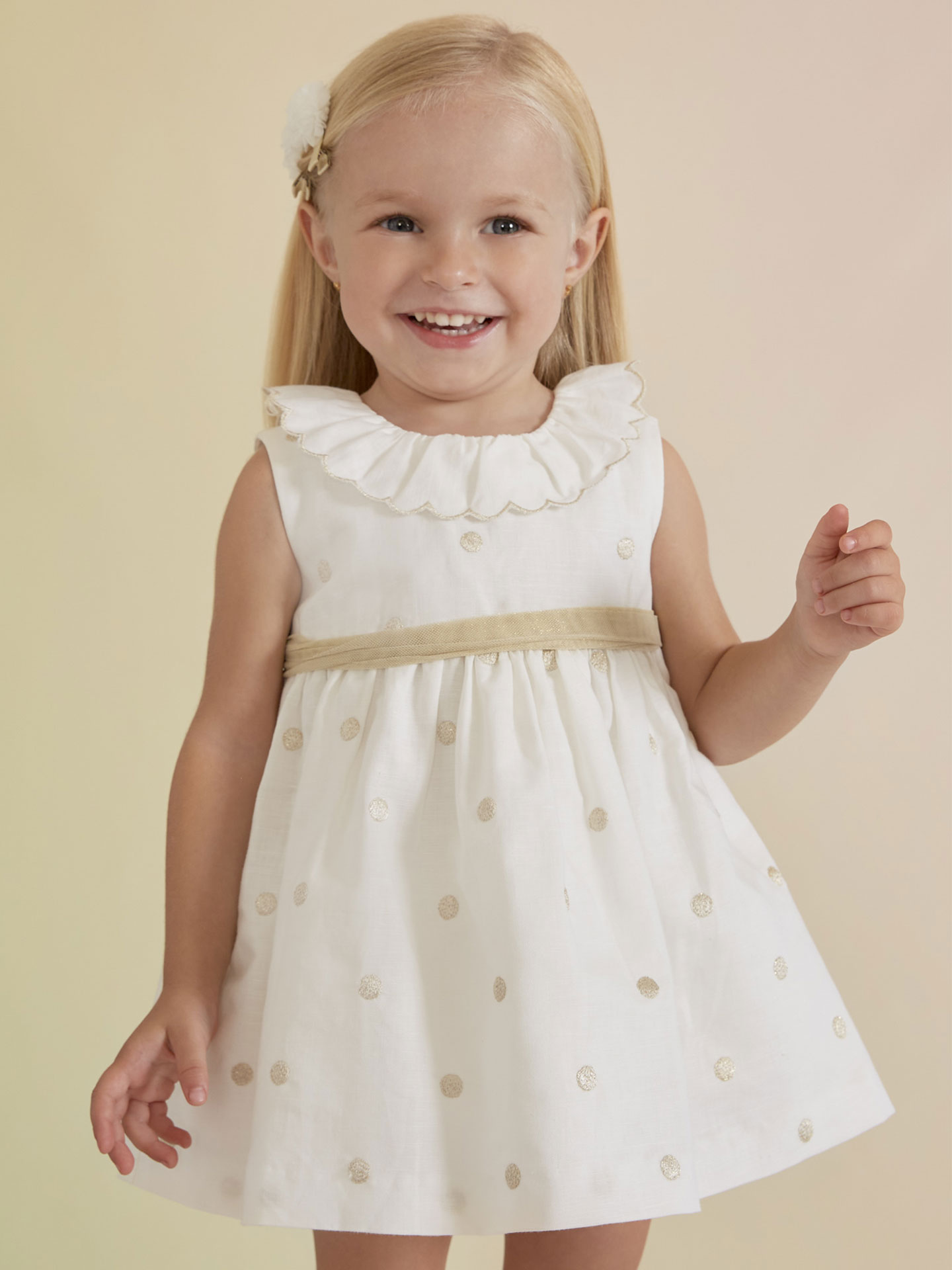 Vestido de Linho Bordado