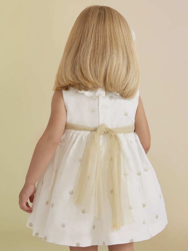 Vestido de Linho Bordado