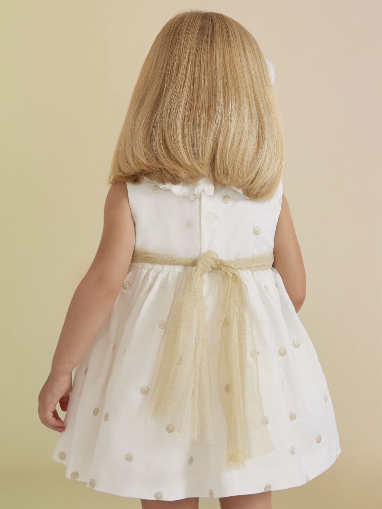 Vestido de Linho Bordado