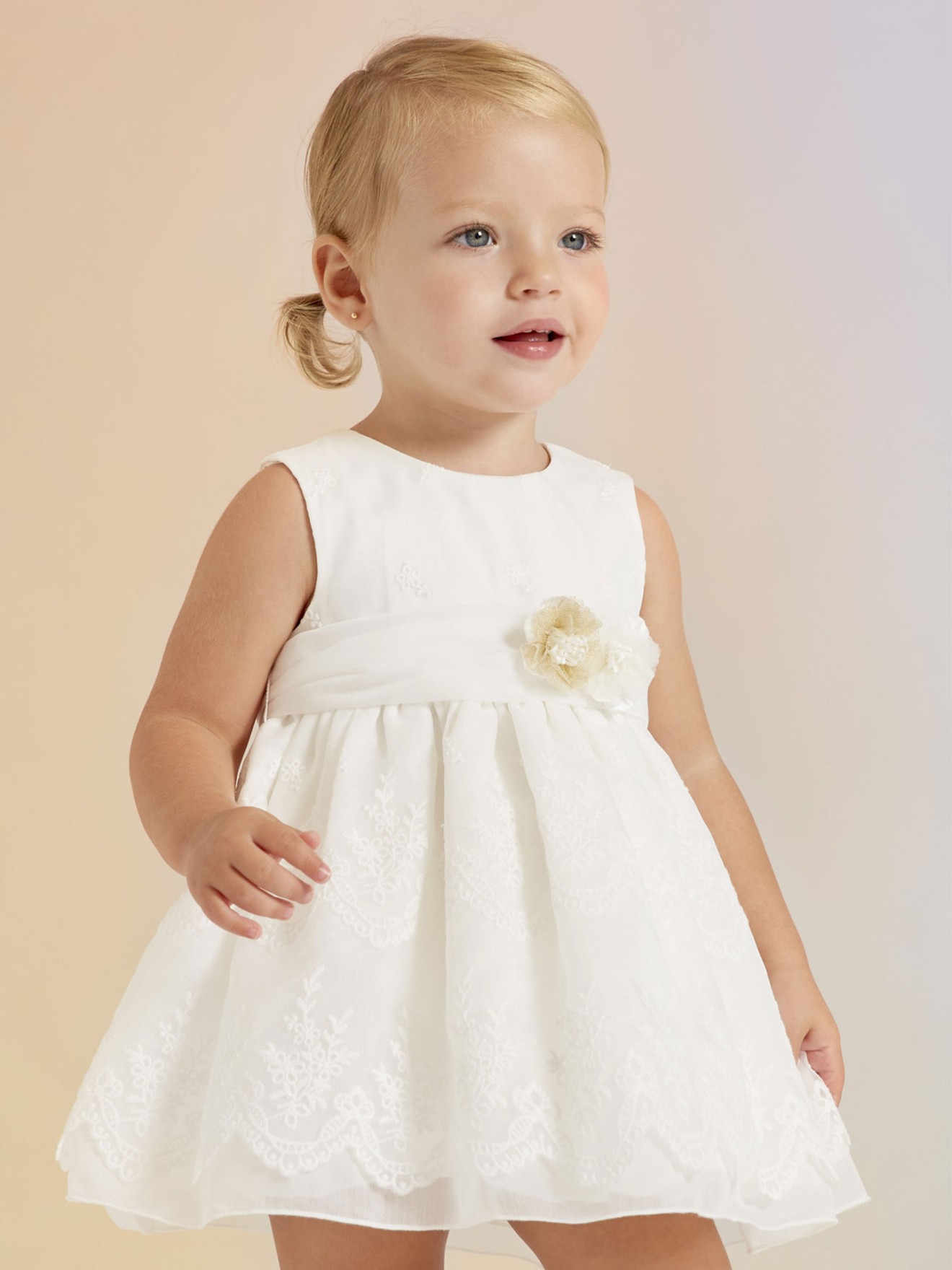 Vestido em Organza Bordado