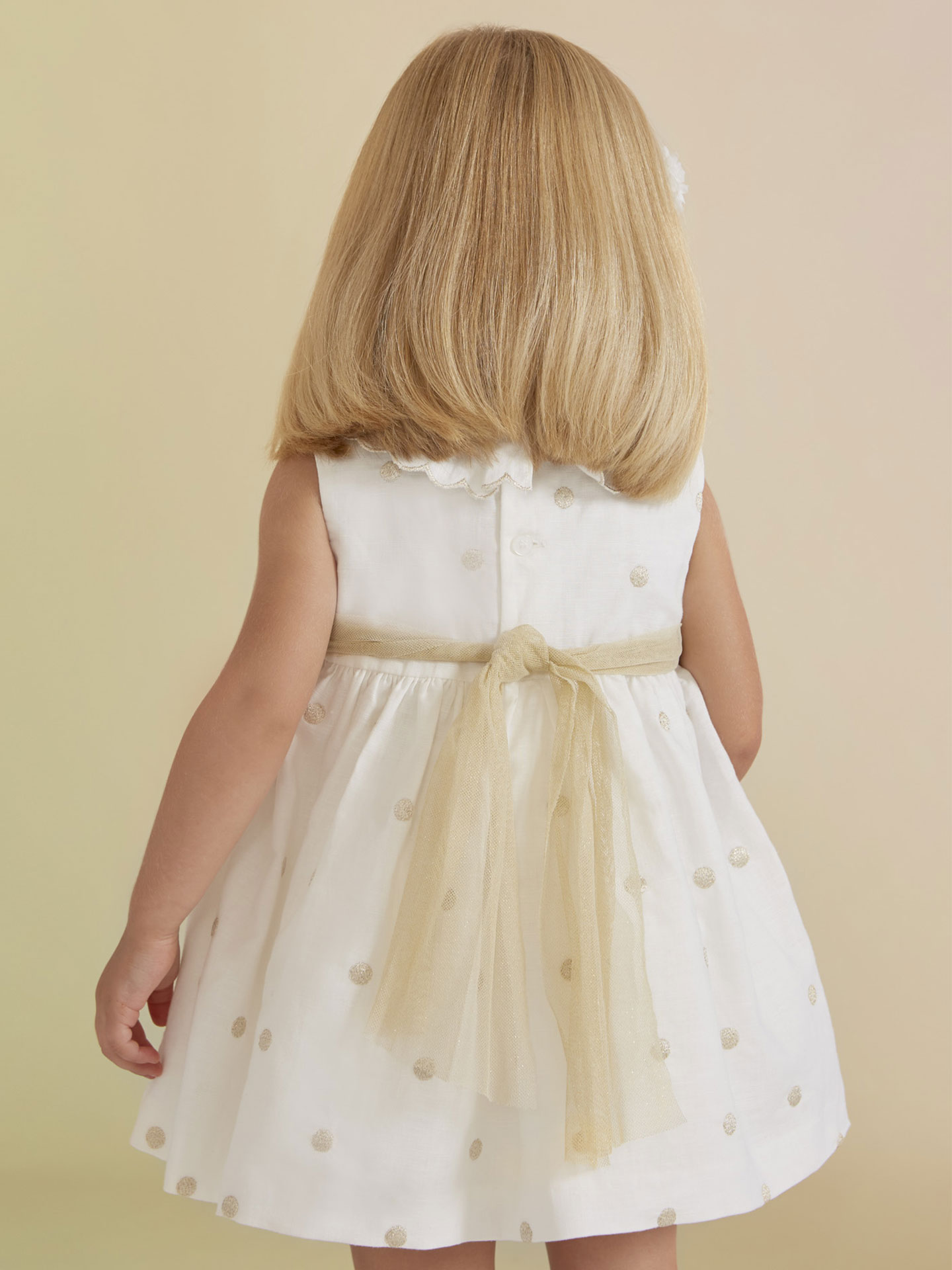 Vestido de Linho Bordado