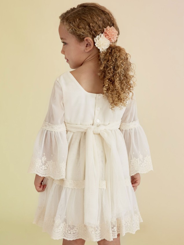 Vestido em Tule Bordado