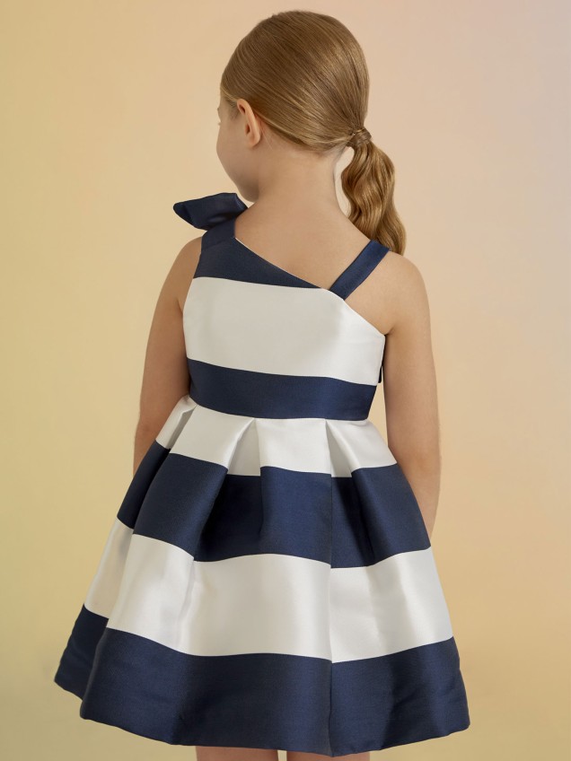 Vestido às Riscas