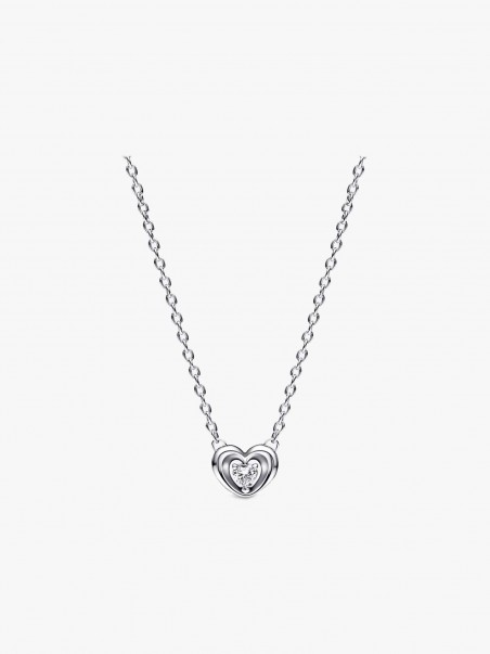 Colar Collier Radiant Heart & Floating Stone