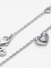 Colar Collier Radiant Heart & Floating Stone