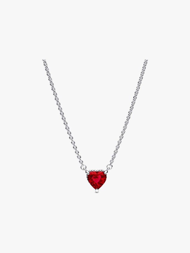 Colar Collier Sparkling Heart Halo