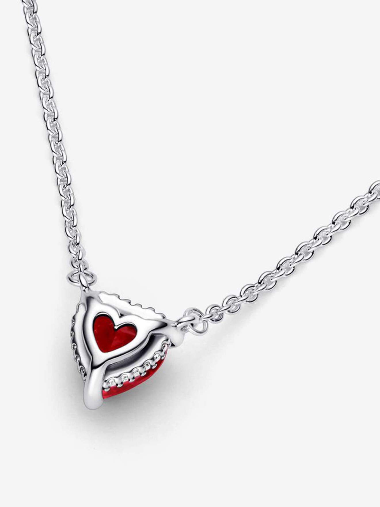Colar Collier Sparkling Heart Halo