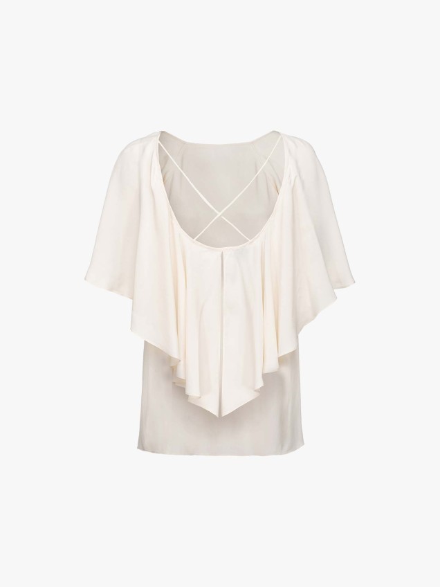 Blusa com Folhos