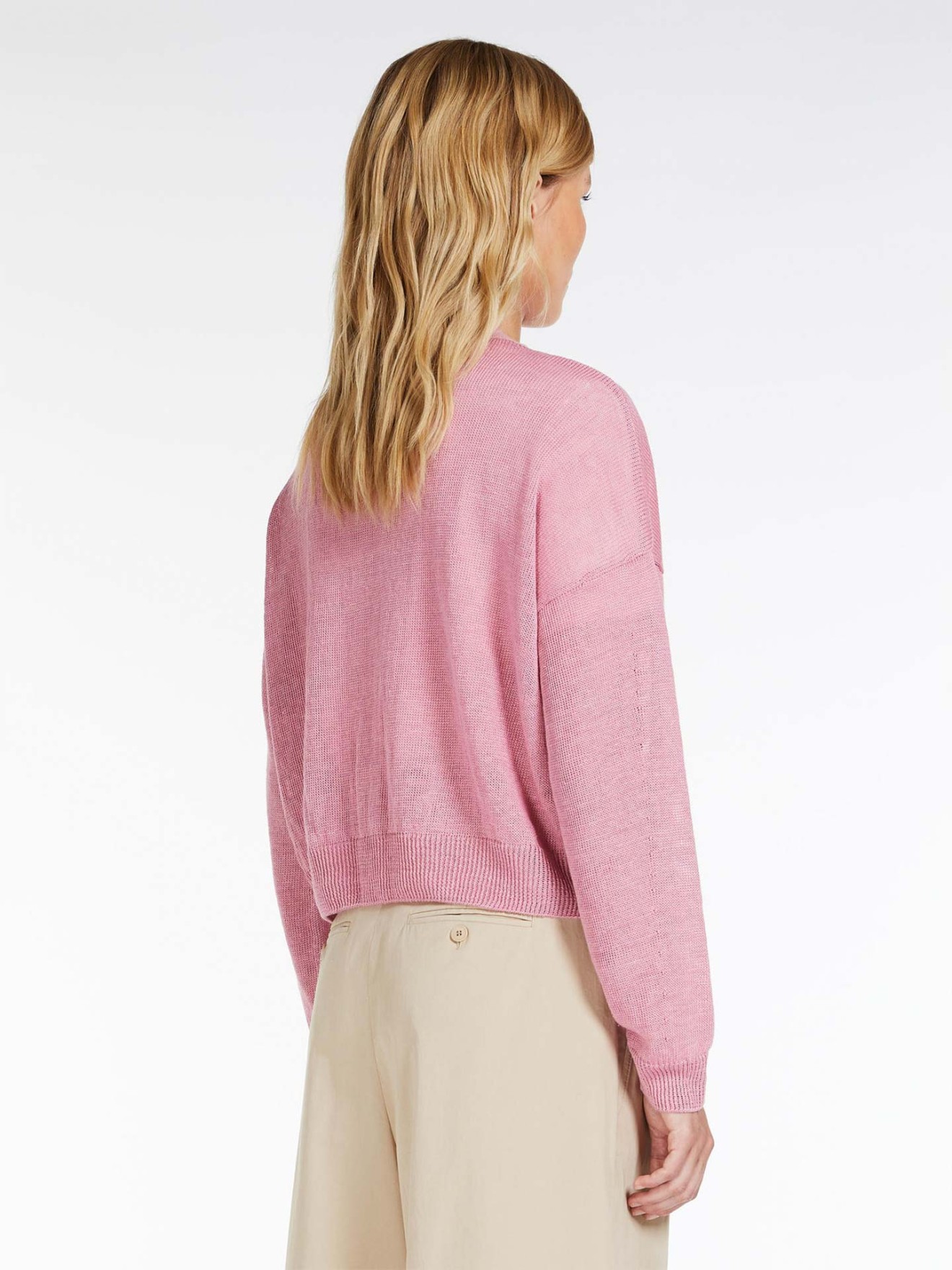 Cardigan em Linho