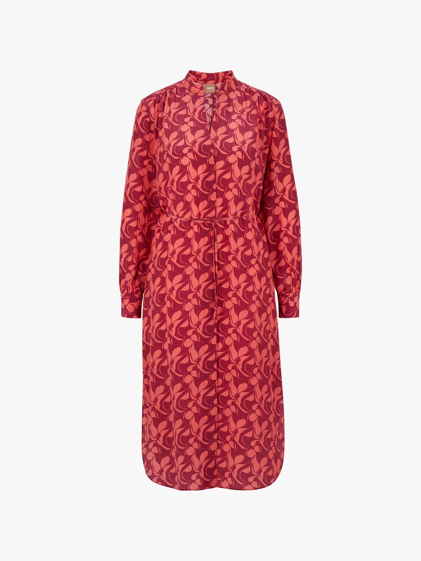 Vestido de Seda com Padrão