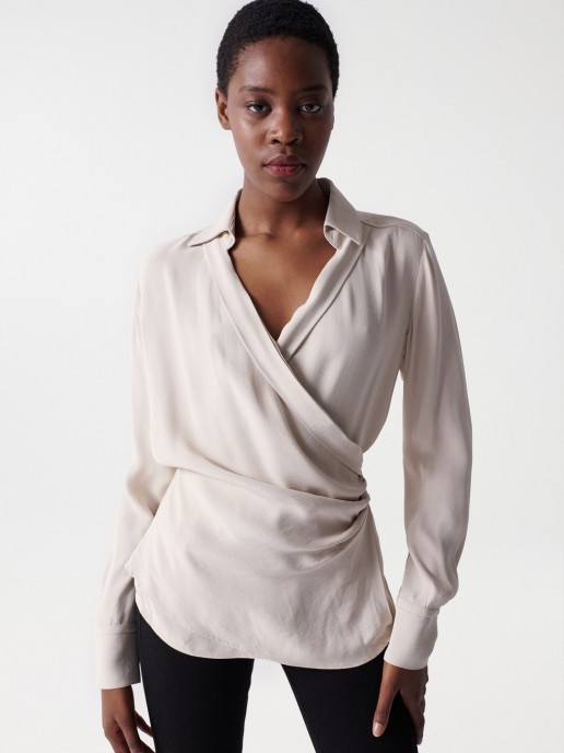 Blusa Acetinada