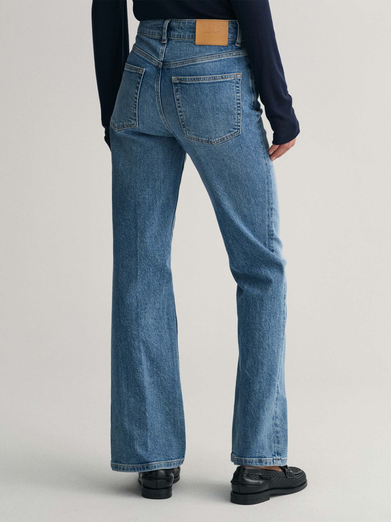 Calças de Ganga Flared Fit